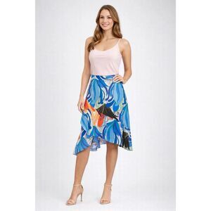 Kobi Halperin Size S Women's 100% Silk Fairy Whimsy Midi Skirt